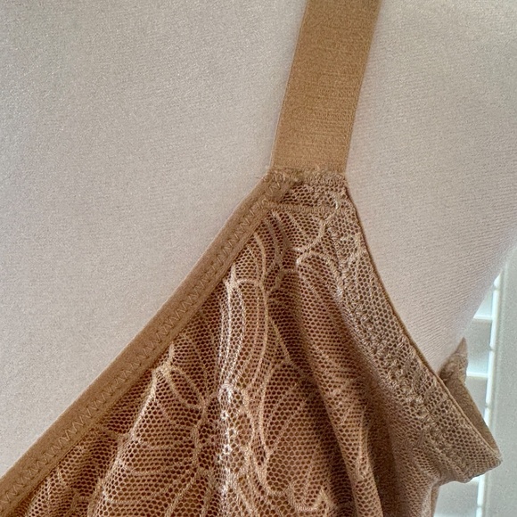 Adore Me Reba Unlined Plus Bra 40C Taupe - Picture 3 of 8